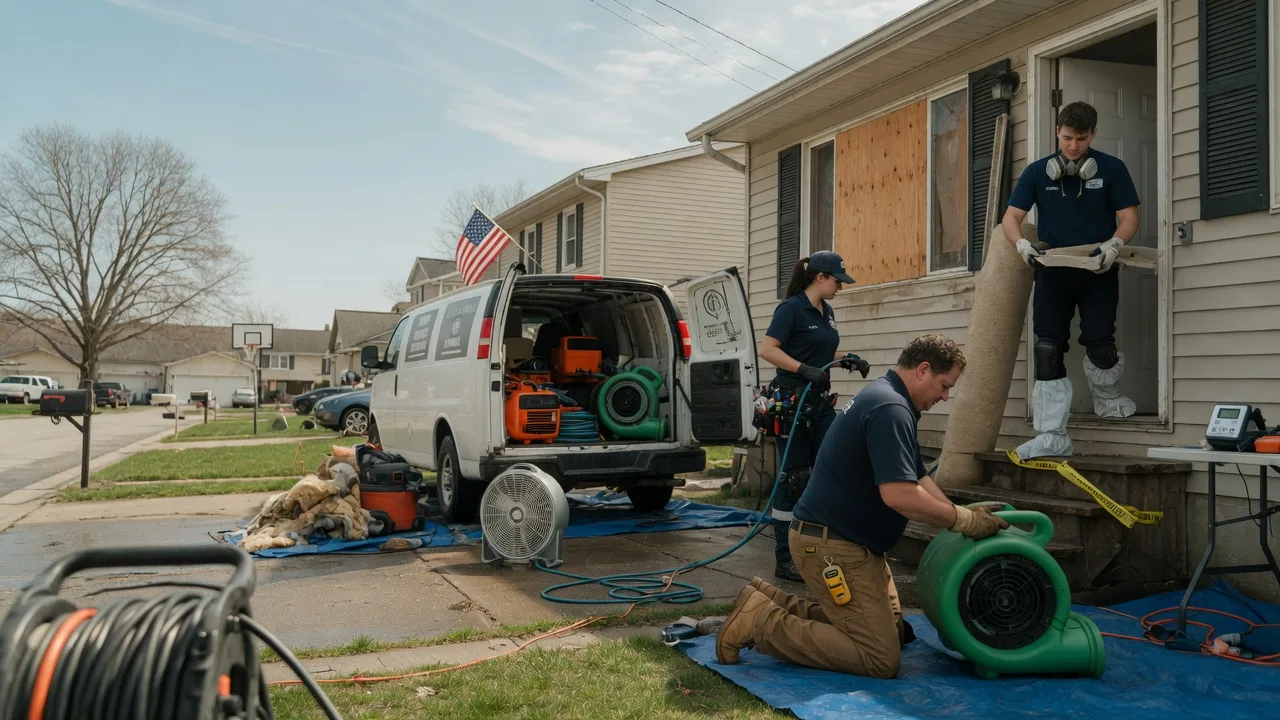 Water Damage Restoration in Henrietta, MO near me